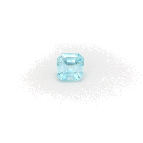 0.74 carat BLUE STEP cut Octagonal Zircon (1)