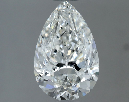 1.3 carat H-SI2 Natūralus Pear Deimantas (1)