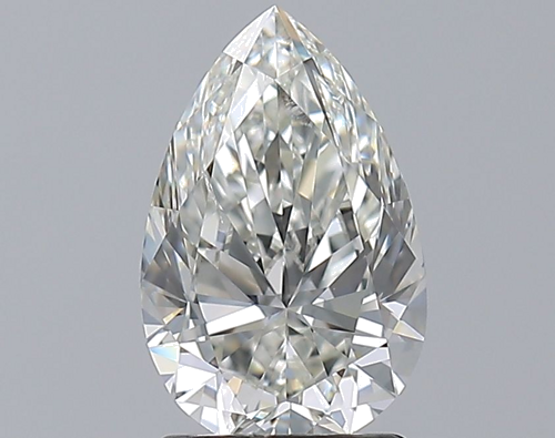 1.7 carat I-SI1 Natūralus Pear Deimantas (1)