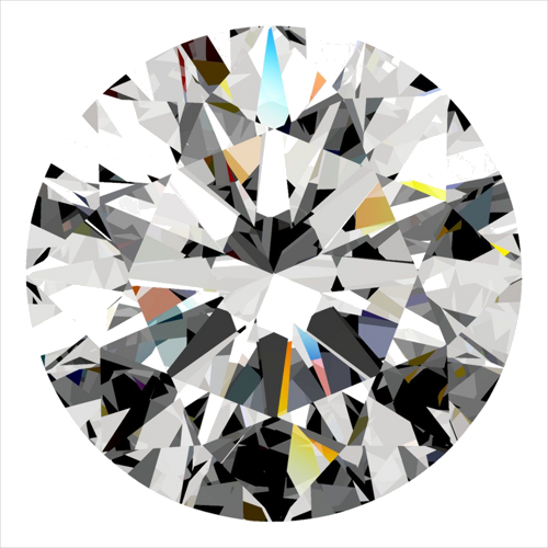 0.3 carat H-VVS1 Excellent cut Natūralus Round Deimantas (1)