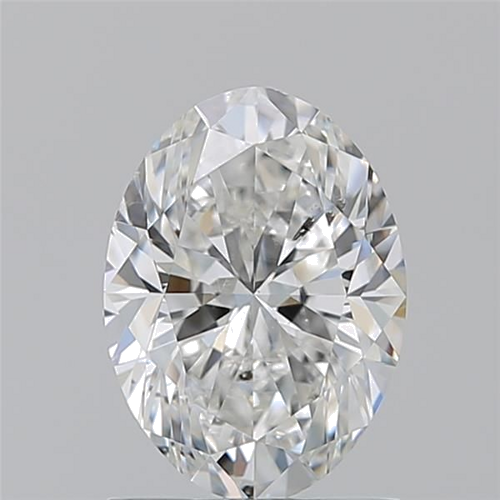 1.35 carat F-SI2 Natūralus Oval Deimantas (1)