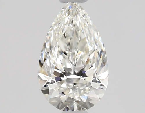 0.7 carat G-VS2 Natūralus Pear Deimantas (1)