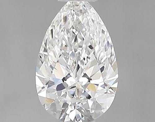0.3 carat F-VVS2 Natūralus Pear Deimantas (1)