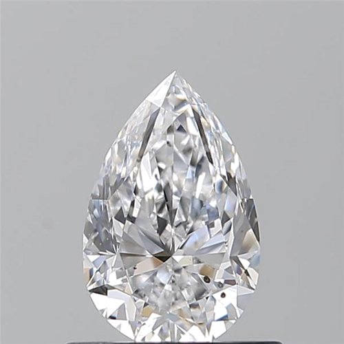 0.7 carat D-SI2 Natūralus Pear Deimantas (1)