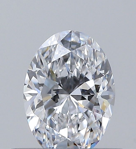 0.41 carat D-VVS2 Natūralus Oval Deimantas (1)