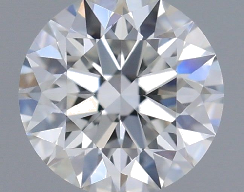 0.42 carat F-VVS1 Excellent cut Natūralus Round Deimantas (1)