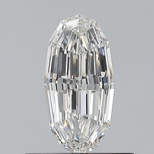 0.5 carat F-SI1 Natūralus Oval Deimantas (1)