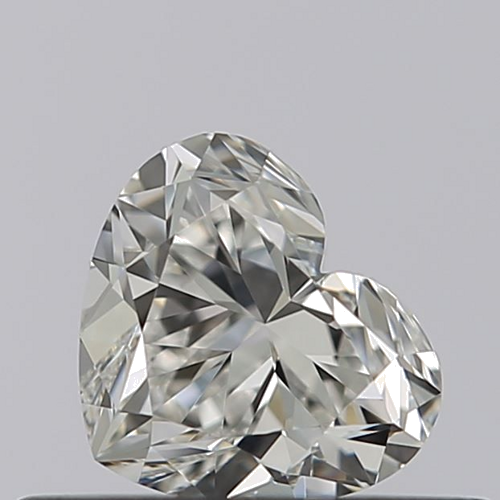 0.41 carat F-VVS1 Natūralus Heart Deimantas (1)