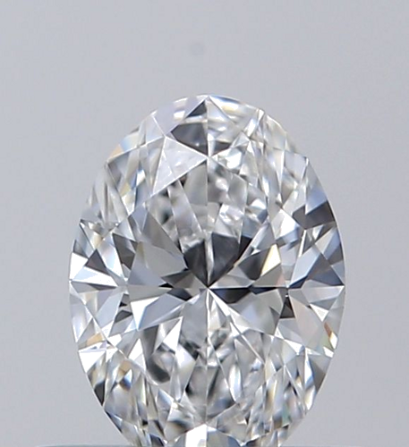 0.4 carat E-VVS2 Natūralus Oval Deimantas (1)