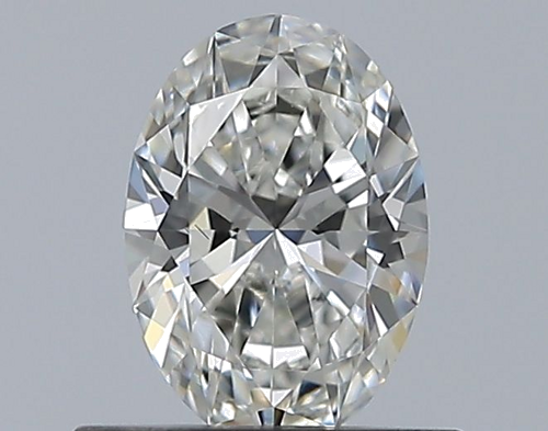 0.51 carat G-VS2 Natūralus Oval Deimantas (1)