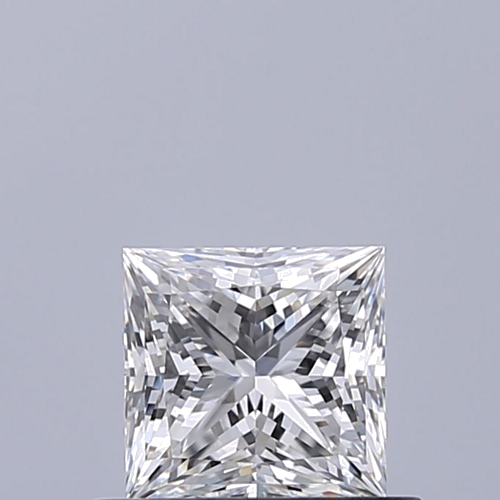 0.58 carat F-VVS1 Natūralus Princess Deimantas (1)