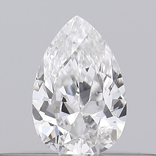 0.19 carat E-SI1 Natūralus Pear Deimantas (1)