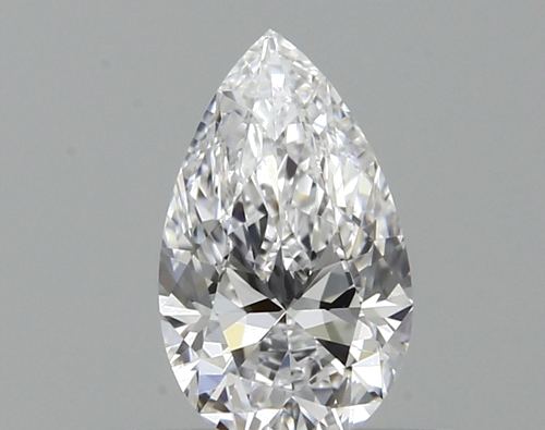 0.32 carat D-VVS1 Natūralus Pear Deimantas (1)