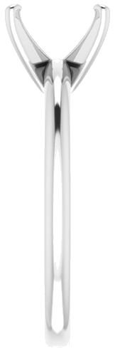 Sužadėtuvių Žiedas „Solitaire“ 585 Baltojo Aukso Emerald 7mm x 5mm (4)