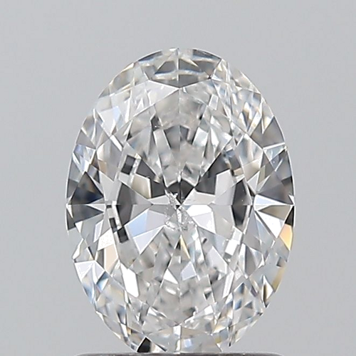 1.01 carat E-SI2 Natūralus Oval Deimantas (1)