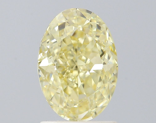 1.7 carat Fancy Yellow-VS2 Natūralus Oval Deimantas (1)