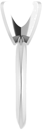 Sužadėtuvių Žiedas „Solitaire“ 950 Platinos Oval 9mm x 7mm (4)