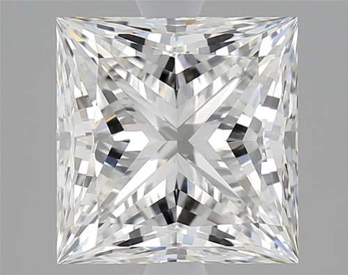 2.15 carat H-IF Natūralus Princess Deimantas (1)