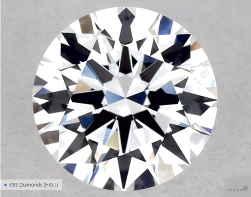 0.5 karato D VVS1 EX ROUND Deimantas (1)