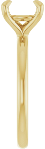 Sužadėtuvių Žiedas „Solitaire“ 585 Geltonojo Aukso Round 8mm (4)