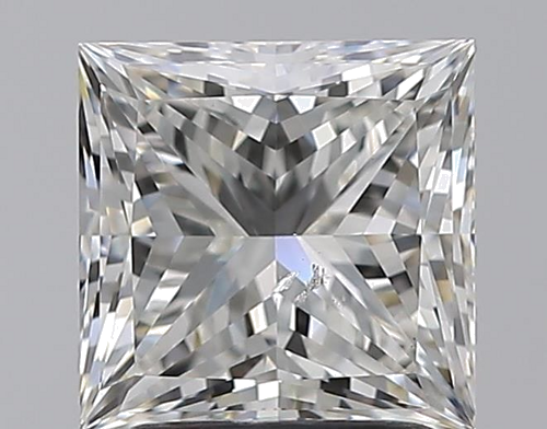 2.01 carat H-SI2 Natūralus Princess Deimantas (1)