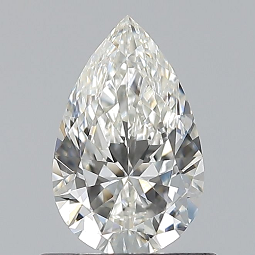 0.56 carat G-VVS1 Natūralus Pear Deimantas (1)