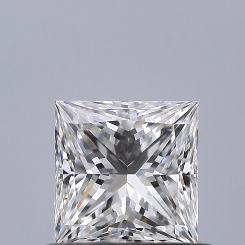 0.55 carat F-VVS2 Natūralus Princess Deimantas (1)