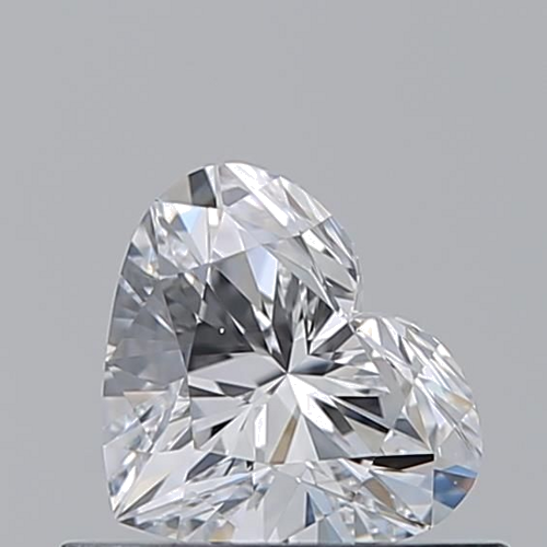 0.5 carat D-VS2 Natūralus Heart Deimantas (1)
