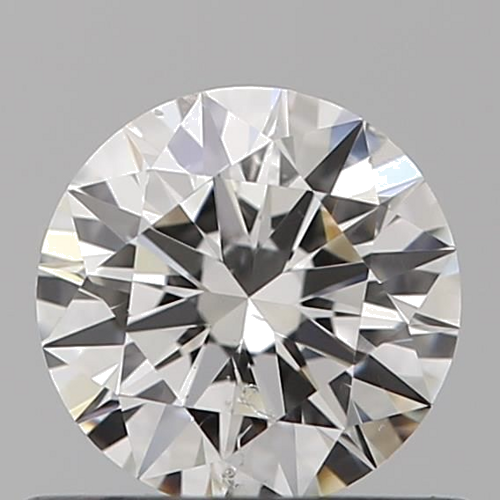 0.5 carat F-SI2 Excellent cut Natūralus Round Deimantas (1)