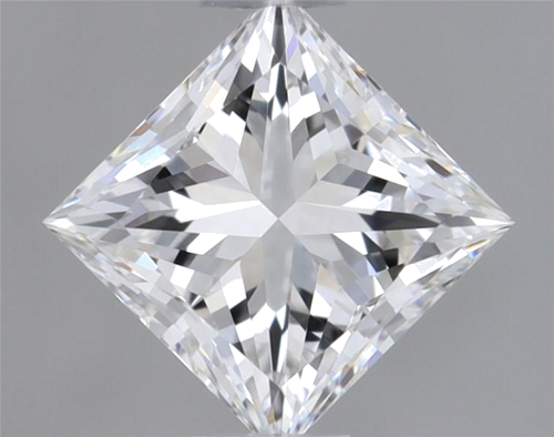 0.45 carat F-VVS1 Natūralus Princess Deimantas (1)