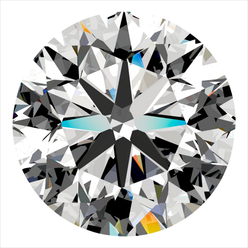 0.3 carat G-VS2 Very Good cut Natūralus Round Deimantas (1)
