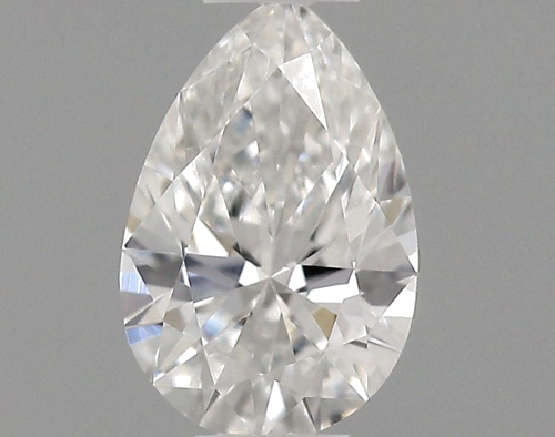 0.25 carat F-VVS2 Natūralus Pear Deimantas (1)