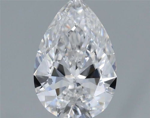 0.6 carat D-SI1 Natūralus Pear Deimantas (1)