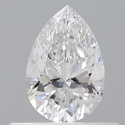 0.4 carat D-VVS1 Natūralus Pear Deimantas (1)
