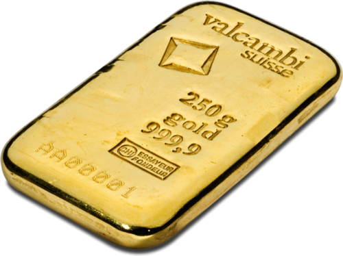 250 g Investicinio aukso lietas luitas Valcambi (2)