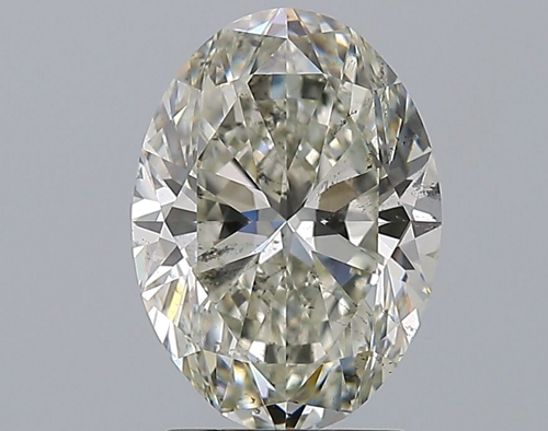 2.51 carat J-SI2 Natūralus Oval Deimantas (1)