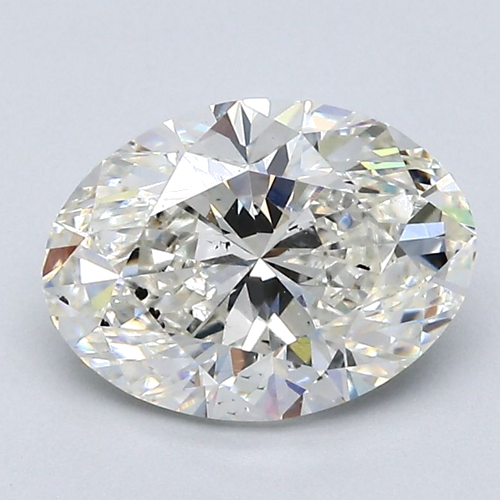 2.01 carat I-SI2 Natūralus Oval Deimantas (1)