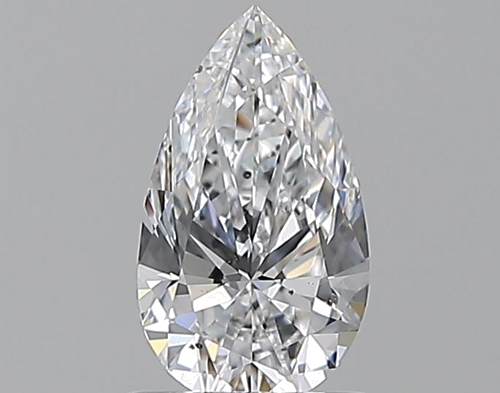 0.72 carat D-SI1 Natūralus Pear Deimantas (1)