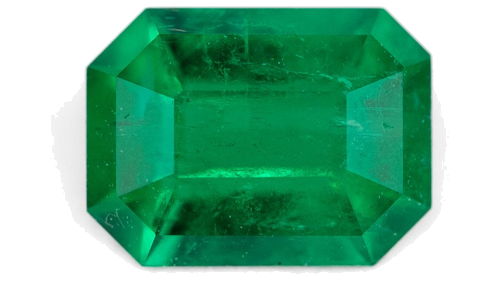0.35 carat GREEN Octagonal Smaragdas (1)