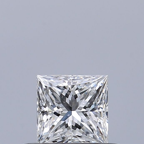0.33 carat D-VVS1 Natūralus Princess Deimantas (1)