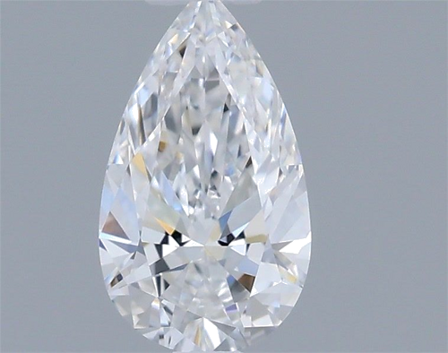 0.4 carat D-VS1 Natūralus Pear Deimantas (1)