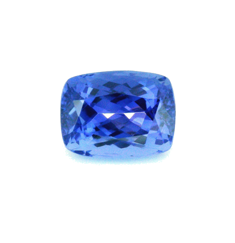 5.73 carat BLUE Cushion Tanzanite (1)