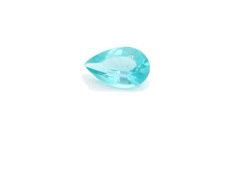 0.34 carat BLUE Pear Apatite (1)