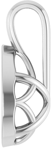 Pakabukas „Solitaire“ 14k white gold Pear 12mm x 8mm (3)