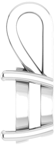 Pakabukas „Solitaire“ 925 Sidabro Round 10mm (3)