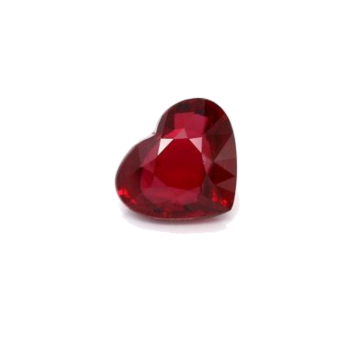 1.95 carat RED BRILLIANTSTEP cut Heart Rubinas (1)