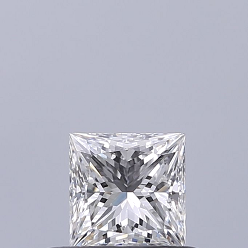 0.41 carat E-VVS2 Natūralus Princess Deimantas (1)