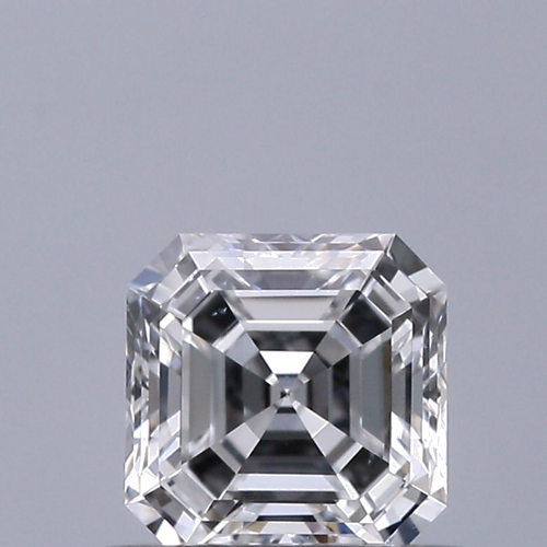 0.48 carat D-VS2 Natūralus Asscher Deimantas (1)