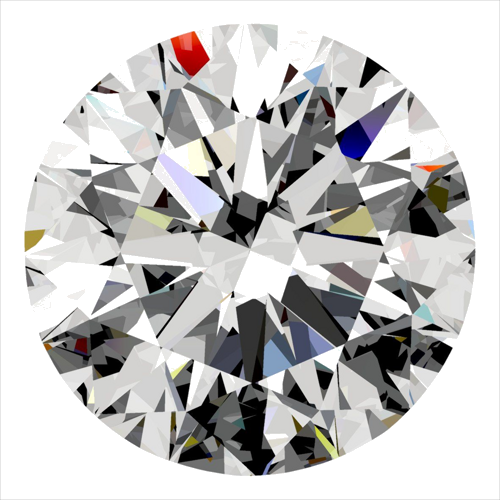 0.3 carat G-VVS2 Excellent cut Natūralus Round Deimantas (1)
