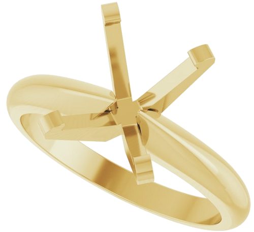 Sužadėtuvių Žiedas „Solitaire“ 14k yellow gold Oval 10mm x 8mm (5)